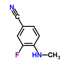 cas no 1157057-81-2 is 3-Fluoro-4-(methylamino)benzonitrile