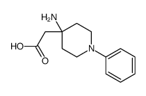 cas no 1159983-53-5 is 2-(4-AMINO-1-PHENYLPIPERIDIN-4-YL)ACETIC ACID