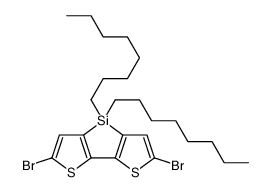 cas no 1160106-14-8 is 2,6-Dibromo-4,4-dioctyl-4H-silolo[3,2-b:4,5-b']dithiophene
