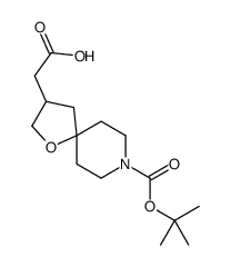 cas no 1160246-87-6 is 1-Oxa-8-azaspiro[4.5]decane-3-acetic acid, 8-[(1,1-dimethylethoxy)carbonyl]-