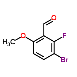 cas no 1160653-94-0 is 3-Bromo-2-fluoro-6-methoxybenzaldehyde