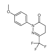 cas no 1161004-77-8 is 2-(4-METHOXYPHENYL)-6-(TRIFLUOROMETHYL)-4,5-DIHYDROPYRIDAZIN-3(2H)-ONE