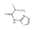 cas no 116200-98-7 is 2-chloro-N-1,3-thiazol-2-ylpropanamide