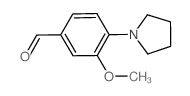 cas no 116209-27-9 is 3-METHOXY-4-(PYRROLIDIN-1-YL)BENZALDEHYDE