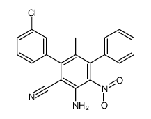cas no 1162678-12-7 is 2-amino-6-(3-chlorophenyl)-5-methyl-3-nitro-4-phenylbenzonitrile