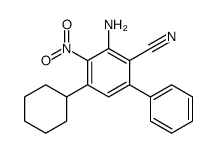 cas no 1162678-16-1 is 2-amino-4-cyclohexyl-3-nitro-6-phenylbenzonitrile