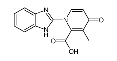 cas no 1163685-30-0 is 1-(1H-Benzo[d]imidazol-2-yl)-3-methyl-4-oxo-1,4-dihydropyridine-2-carboxylic acid