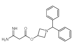 cas no 116574-09-5 is 3-Amino-3-iminopropanoic acid 1-(diphenylmethyl)-3-azetidinyl ester