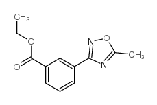 cas no 1166756-80-4 is Ethyl 3-(5-Methyl-1,2,4-oxadiazol-3-yl)benzoate