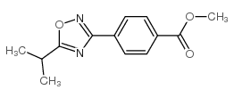 cas no 1166756-82-6 is Methyl 4-(5-Isopropyl-1,2,4-oxadiazol-3-yl)benzoate