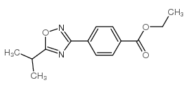 cas no 1166756-84-8 is ETHYL 4-(5-ISOPROPYL-1,2,4-OXADIAZOL-3-YL)BENZOATE