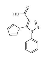 cas no 116834-08-3 is 1-PHENYL-5-(1H-PYRROL-1-YL)-1H-PYRAZOLE-4-CARBOXYLIC ACID