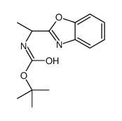 cas no 1169393-56-9 is tert-butyl N-[(1S)-1-(1,3-benzoxazol-2-yl)ethyl]carbamate
