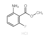 cas no 1170167-90-4 is METHYL 2-AMINO-6-FLUOROBENZOATE HYDROCHLORIDE