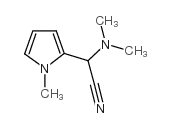 cas no 117068-07-2 is 2-(DIMETHYLAMINO)-2-(1-METHYL-1H-PYRROL-2-YL)ACETONITRILE