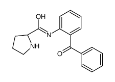 cas no 117186-74-0 is (S)-N-(2-BENZOYLPHENYL)PYRROLIDINE-2-CARBOXAMIDE