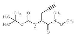 cas no 1172623-95-8 is Tert-butyl (1-(methoxy(methyl)amino)-1-oxopent-4-yn-2-yl)carbamate