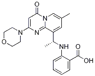 cas no 1173900-36-1 is (R)-2-(1-(7-methyl-2-morpholino-4-oxo-4H-pyrido[1,2-a]pyrimidin-9-yl)ethylamino)benzoic acid