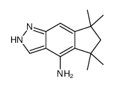 cas no 1174064-61-9 is 5,5,7,7-Tetramethyl-1,5,6,7-tetrahydrocyclopenta[f]indazol-4-amine, TECH
