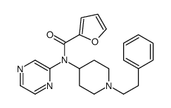 cas no 117523-47-4 is N-[1-(2-phenylethyl)piperidin-4-yl]-N-pyrazin-2-ylfuran-2-carboxamide