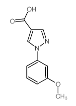 cas no 1177350-90-1 is 1-(3-Methoxyphenyl)-1H-pyrazole-4-carboxylic acid