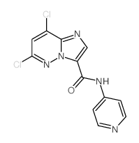 cas no 1177415-93-8 is 6,8-DICHLORO-N-(PYRIDIN-4-YL)IMIDAZO[1,2-B]PYRIDAZINE-3-CARBOXAMIDE