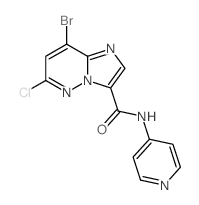 cas no 1177415-94-9 is 8-BROMO-6-CHLORO-N-(PYRIDIN-4-YL)IMIDAZO[1,2-B]PYRIDAZINE-3-CARBOXAMIDE