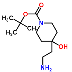 cas no 1179338-62-5 is tert-Butyl 4-(2-aminoethyl)-4-hydroxypiperidine-1-carboxylate