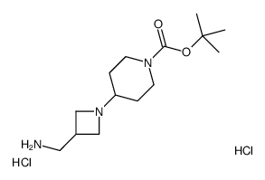 cas no 1179359-68-2 is 4-(3-AMINOMETHYL-AZETIDIN-1-YL)-PIPERIDINE-1-CARBOXYLIC ACID TERT-BUTYL ESTER-2HCl