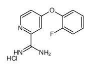 cas no 1179360-03-2 is 4-(2-fluorophenoxy)pyridine-2-carboximidamide,hydrochloride