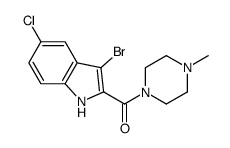 cas no 1180526-60-6 is (3-Bromo-5-chloro-1H-indol-2-yl)(4-methyl-1-piperazinyl)methanone