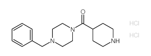 cas no 1185013-84-6 is (4-BENZYLPIPERAZIN-1-YL)PIPERIDIN-4-YL-METHANONE DIHYDROCHLORIDE