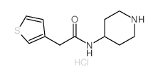 cas no 1185307-09-8 is N-(PIPERIDIN-4-YL)-2-(THIOPHEN-3-YL)ACETAMIDE HYDROCHLORIDE