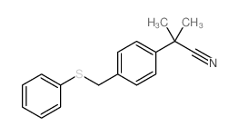 cas no 1185311-16-3 is 2-METHYL-2-(4-((PHENYLTHIO)METHYL)PHENYL)PROPANENITRILE