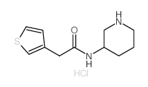 cas no 1185319-51-0 is N-(PIPERIDIN-3-YL)-2-(THIOPHEN-3-YL)ACETAMIDE HYDROCHLORIDE