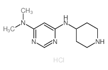 cas no 1185320-13-1 is N4,N4-DIMETHYL-N6-(PIPERIDIN-4-YL)PYRIMIDINE-4,6-DIAMINE HYDROCHLORIDE