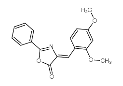 cas no 118555-99-0 is 4-(2,4-DIMETHOXYBENZYLIDENE)-5-OXO-2-PHENYLOXAZOLINE