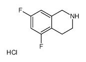 cas no 1187174-14-6 is 5,7-DI-FLUORO-1,2,3,4-TETRAHYDROISOQUINOLINE HCL