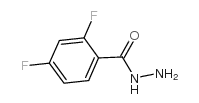 cas no 118737-62-5 is 2,4-difluorobenzoic acid hydrazide