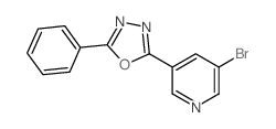cas no 1187385-63-2 is 2-(5-Bromopyridin-3-yl)-5-phenyl-1,3,4-oxadiazole