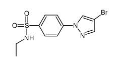 cas no 1187385-77-8 is 4-(4-Bromo-1H-pyrazol-1-yl)-N-ethylbenzenesulfonamide