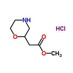 cas no 1187932-65-5 is Methyl 2-(morpholin-2-yl)acetate hydrochloride