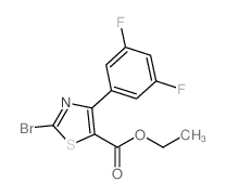 cas no 1188123-06-9 is ETHYL 2-BROMO-4-(3,5-DIFLUOROPHENYL)THIAZOLE-5-CARBOXYLATE