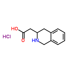 cas no 1188265-30-6 is 2-(1,2,3,4-TETRAHYDROISOQUINOLIN-3-YL)ACETIC ACID HYDROCHLORIDE