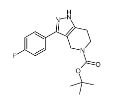 cas no 1188265-33-9 is tert-butyl 3-(4-fluorophenyl)-1,4,6,7-tetrahydropyrazolo[4,3-c]pyridine-5-carboxylate