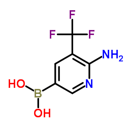 cas no 1189126-37-1 is [6-amino-5-(trifluoromethyl)Pyridin-3-yl]boronic acid