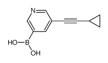 cas no 1189372-89-1 is (5-(CYCLOPROPYLETHYNYL)PYRIDIN-3-YL)BORONIC ACID