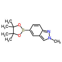 cas no 1189746-27-7 is 2-METHYL-5-(4,4,5,5-TETRAMETHYL-1,3,2-DIOXABOROLAN-2-YL)-2H-INDAZOLE
