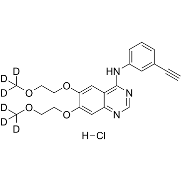 cas no 1189953-78-3 is Erlotinib-d6 (hydrochloride)