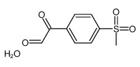 cas no 1190013-02-5 is 2-(4-(METHYLSULFONYL)PHENYL)-2-OXOACETALDEHYDE HYDRATE